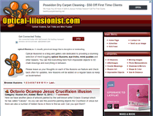 Tablet Screenshot of optical-illusionist.com